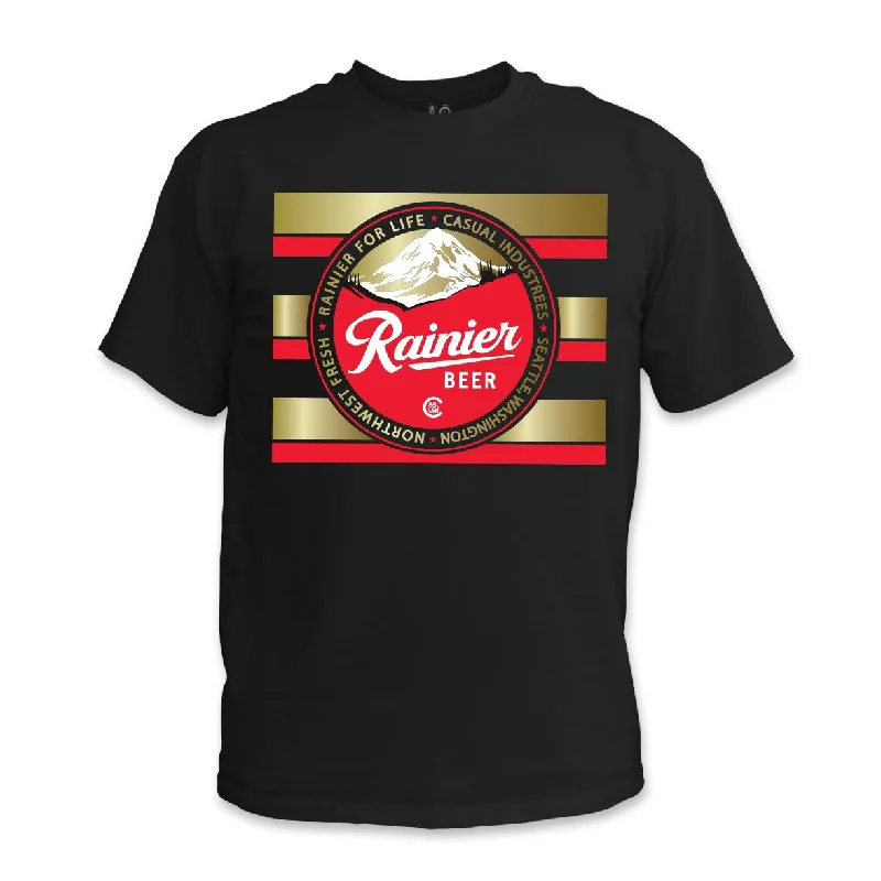 Men's Retro - Style Hawaiian Print Casual Shirts in Bold Patterns for a Tropical VacationCasual Industrees Men's Rainier for Life Hi-Vis T-Shirt