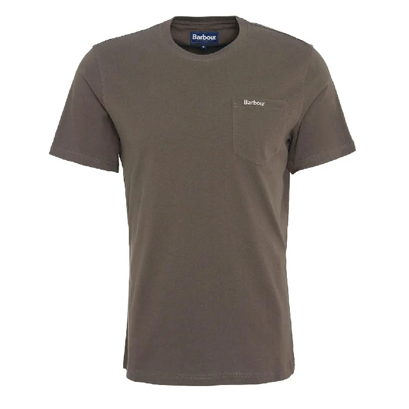 Men's organic cotton crew - neck t - shirts for everyday comfortBarbour Langdon Pocket T-Shirt Tarmac
