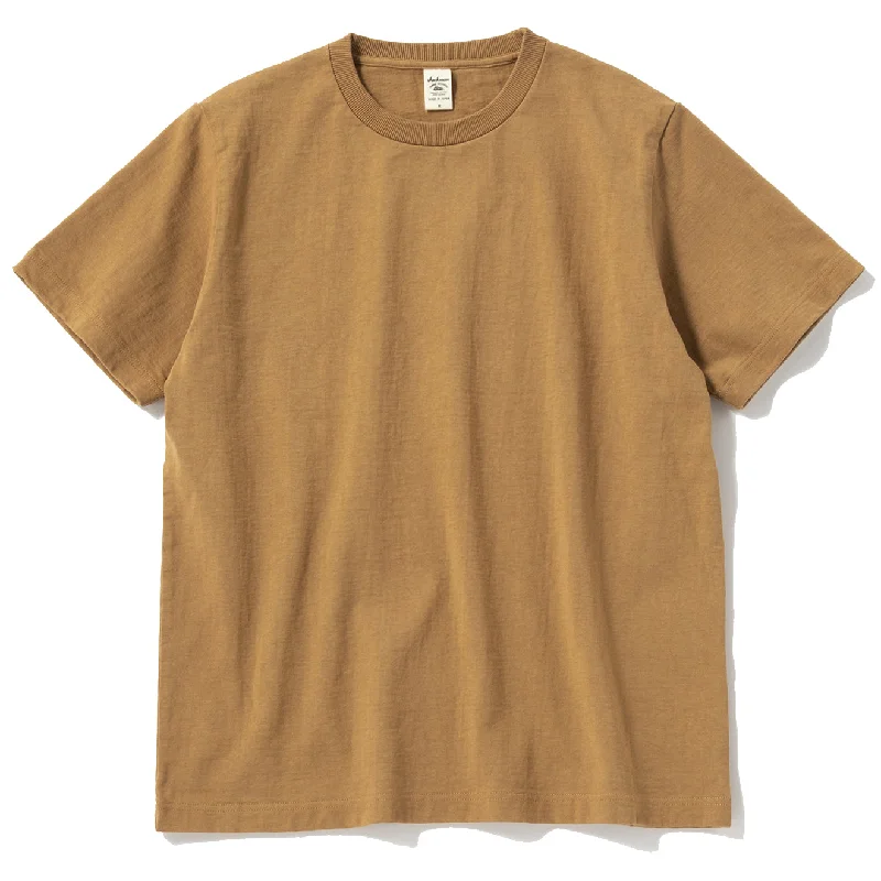 Men's distressed denim - look t - shirts with a rugged appealJackman Dotsume S/S T-Shirt Almond